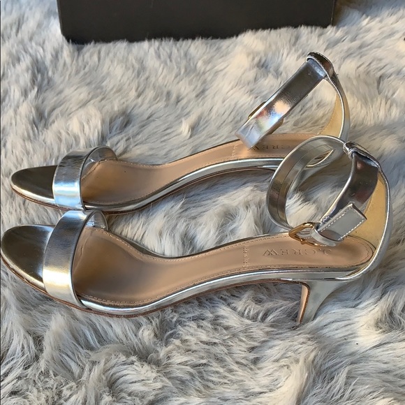 J Crew mirror metallic kitten heel sandals - Picture 3 of 6
